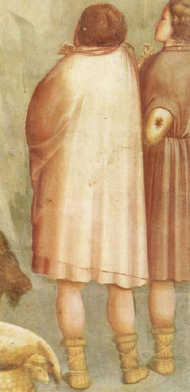 GIOTTO di Bondone Detail of Birth of Christ